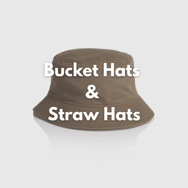 Custom Free logo print bucket hat in Australia
