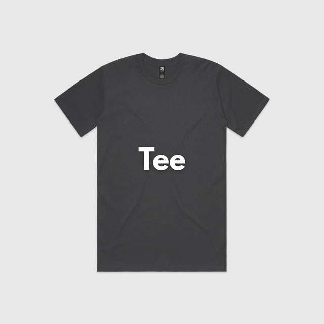 **Alt Text:** Man running along the beach wearing black custom T-shirt β personalised activewear with free logo included, perfect for events, teams, and casual uniforms.