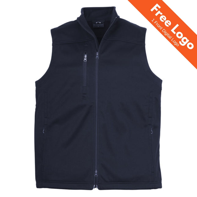 Biz Collection Men's Classic Softshell Vest