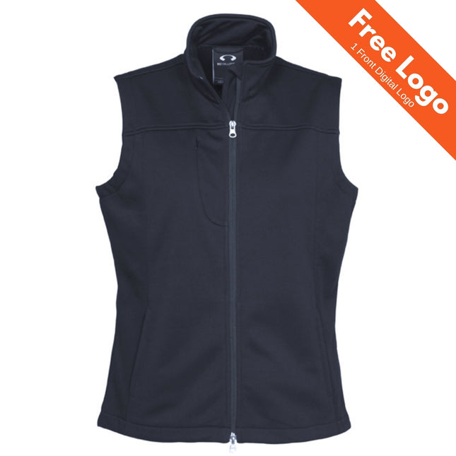 Biz Collection Women's Softshell Windproof Vest