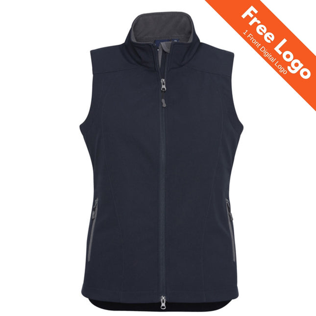 Biz Collection Women's Geneva 3-Layer Softshell Vest