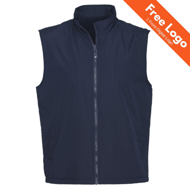 Biz Collection Unisex Reversible Fleece Vest
