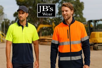 JB’s Wear Custom Workwear & Uniforms – Polos, Hi Vis & More