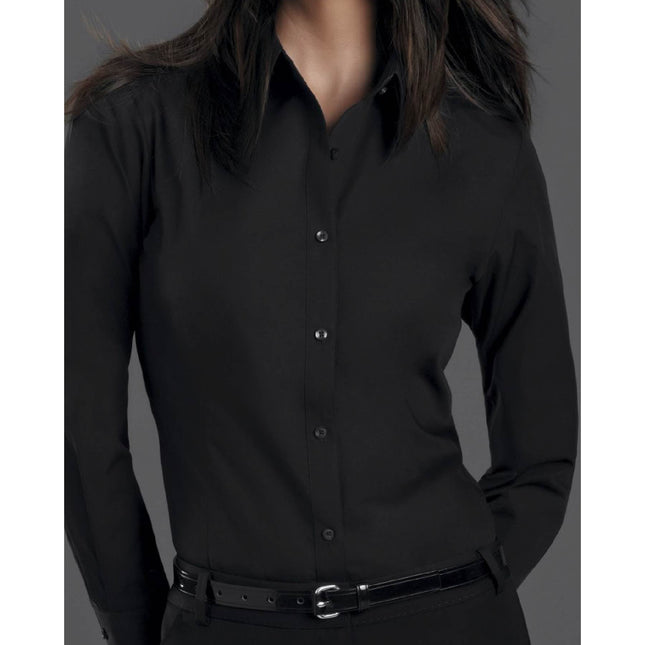 Women's Long Sleeve Poplin Shirt