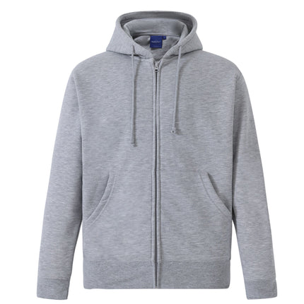 Stay comfortable and confident with this Full Zip Fleecy Hoodie, designed for a classic fit that suits every body type. 