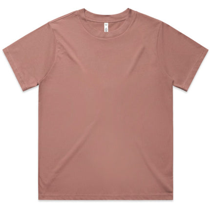 The AS Colour Women's Classic Minus Tee offers a shorter fit designed for a flattering silhouette, crafted from soft, breathable cotton for all-day comfort.