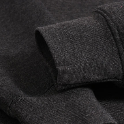 Adults Half Zip Collar Fleece Sweat