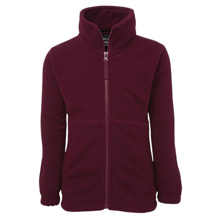 Stay warm and comfortable with JB's Full Zip Polar Fleece Jacket, designed for both kids and adults. Featuring a full-length zipper, this jacket offers easy layering and adjustable ventilation.