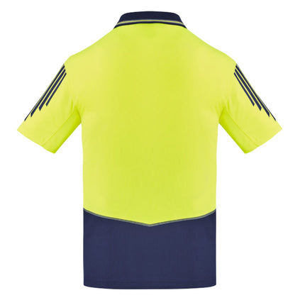 Syzmik Flux Hi-Vis Short Sleeve Polo - Branded Extreme Breathability Uniform