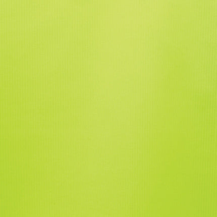 A macro shot of neon yellow fabric. The texture is a fine mesh with a pattern of small, interlocking diamonds.