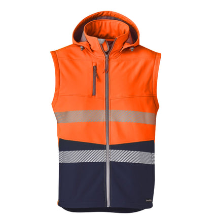 Syzmik Convertible Hi-Vis Softshell Jacket/Vest - Branded Day & Night Workwear