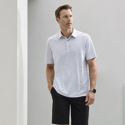 Biz Collection Mens Orbit Short Sleeve Polo