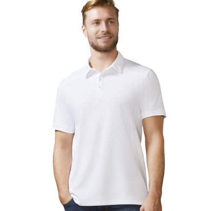 The Biz Collection Men's Profile Pique Polo combines breathable cotton-rich fabric with advanced BIZ COOL technology to keep you comfortable throughout the day.
