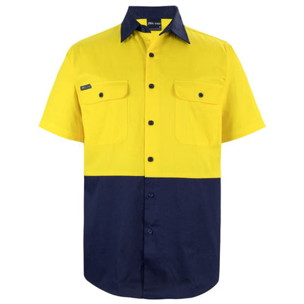 JB's Hi-Vis 150G Shor Sleeve Work Shirt