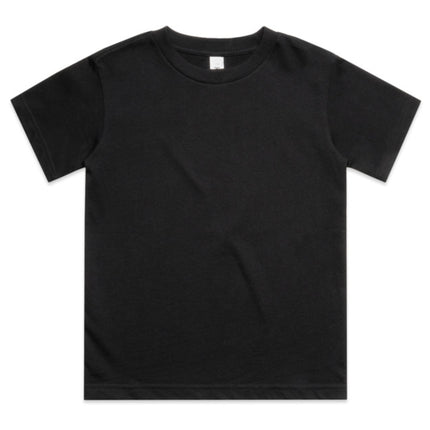 The AS Colour Kids Classic Tee is crafted from heavy-weight cotton, providing durability and comfort for active children.