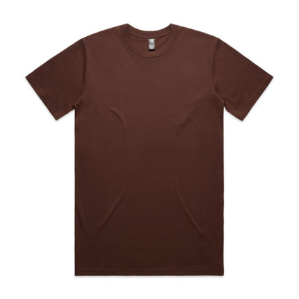 AS Colour Classic T-Shirt in Chestnut, unbranded clean front view