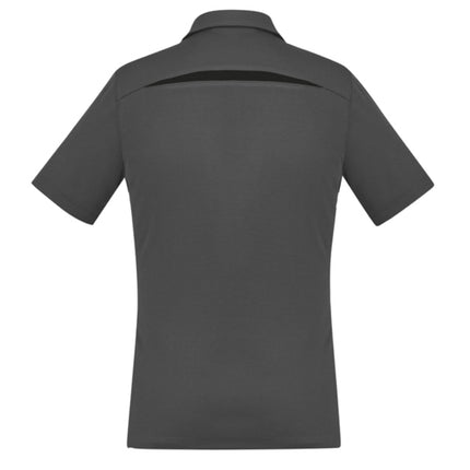 The Biz Collection Sonar Ladies' Polo Shirt combines comfort and durability with its cotton-backed performance fabric.
