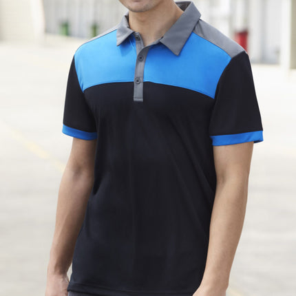 Biz Collection Mens Charger Short Sleeve Polo
