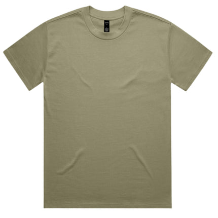 AS Colour Heavy T-Shirt in Eucalyptus, unbranded clean front view