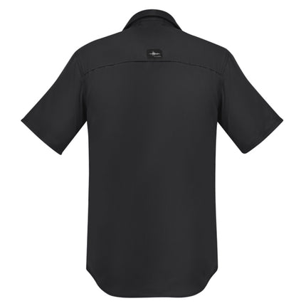 The Syzmik Men's Outdoor Short Sleeve Shirt is designed for comfort and performance with its lightweight, breathable fabric that keeps you cool during active outdoor work.