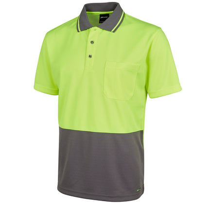 JB's Hi-Vis Non-Cuff Traditional Polo - Branded Day Workwear