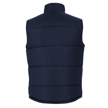 Stay warm and stylish with the Urban Puffer Vest featuring a bold contrast zipper.