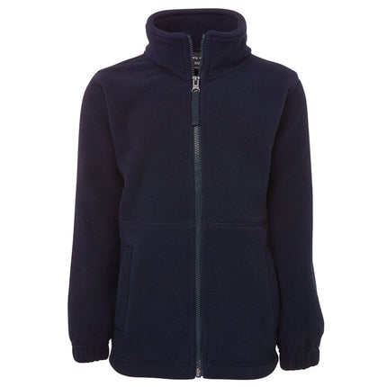 Stay warm and comfortable with JB's Full Zip Polar Fleece Jacket, designed for both kids and adults. Featuring a full-length zipper, this jacket offers easy layering and adjustable ventilation.