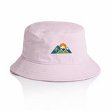 AS Colour Bucket Hat 1117 Orchid with example mountain embroidery, product-only