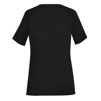 Biz Care Womens Avery Round Neck Scrub Top