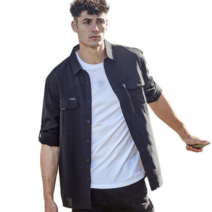 Outdoor Long Sleeve Shirt – Ultra Lightweight & Breathable, Custom Logo Print Included