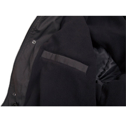 Elevate your outerwear with the Ultimate Weather Protection and Style Longline Stadium Jacket, designed to blend refined aesthetics with practical performance.