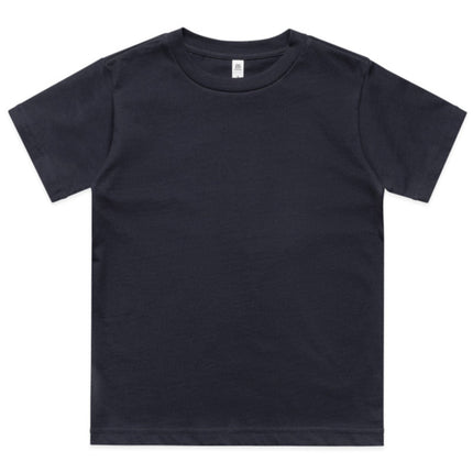 The AS Colour Kids Classic Tee is crafted from heavy-weight cotton, providing durability and comfort for active children.