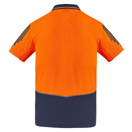 Syzmik Flux Hi-Vis Short Sleeve Polo - Branded Extreme Breathability Uniform