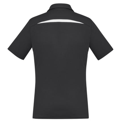 The Biz Collection Sonar Ladies' Polo Shirt combines comfort and durability with its cotton-backed performance fabric.