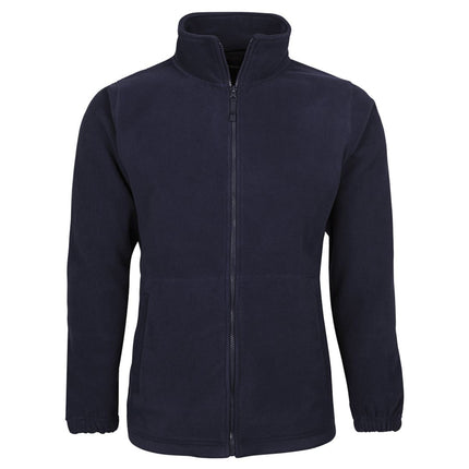 Stay warm and comfortable with JB's Full Zip Polar Fleece Jacket, designed for both kids and adults. Featuring a full-length zipper, this jacket offers easy layering and adjustable ventilation.