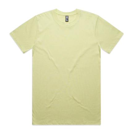 AS Colour Classic T-Shirt in Lime, unbranded clean front view