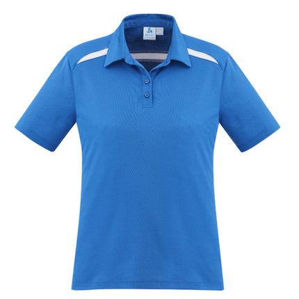 The Biz Collection Sonar Ladies' Polo Shirt combines comfort and durability with its cotton-backed performance fabric.