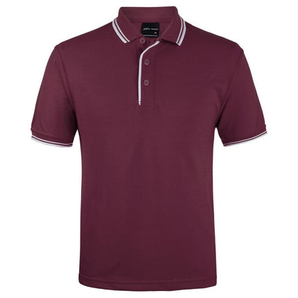 JB's Wear Contrast Polo - Durable, Classic Fit, UPF 50+
