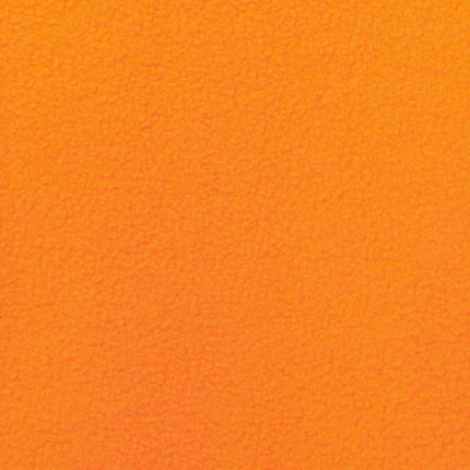  A macro shot of a bright orange fleece fabric. The texture is a fine, uniform fleece pattern.