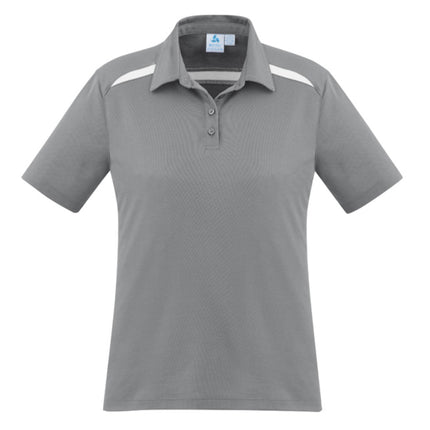 The Biz Collection Sonar Ladies' Polo Shirt combines comfort and durability with its cotton-backed performance fabric.