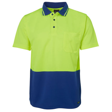 JB's Hi-Vis Non-Cuff Traditional Polo - Branded Day Workwear