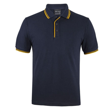 JB's Wear Contrast Polo - Durable, Classic Fit, UPF 50+