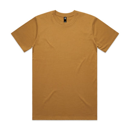 AS Colour Classic T-Shirt in Camel, unbranded clean front view