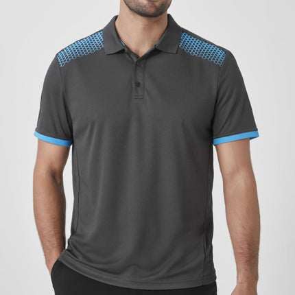 Biz Collection Mens Galaxy Short Sleeve Polo