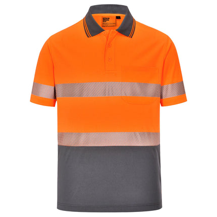 Hi-Vis CoolDry® Segmented Day/Night Polo Shirt