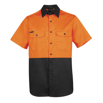 JB's Hi-Vis 150G Shor Sleeve Work Shirt