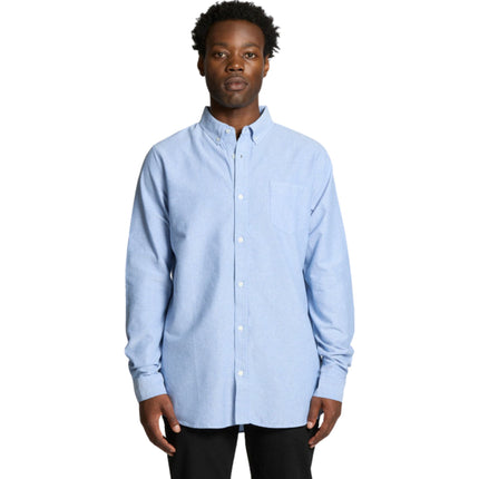 The AS Colour Men's Oxford Shirt in Classic Fit 5401 combines timeless style with customizable branding, ideal for professional settings.