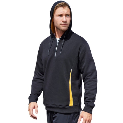Stay bold and visible with the Biz Collection Unisex Renegade Half-Zip Hoodie! Featuring eye-catching reflective trim, this hoodie keeps you shining day or night.