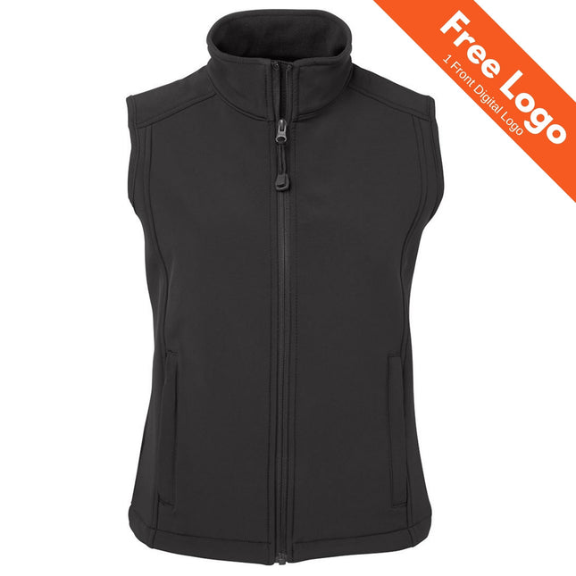 Ladies Layer Soft Shell Vest - Urban Fit & Windproof