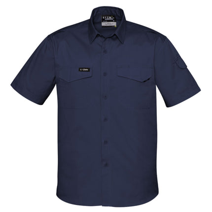 The Syzmik Men’s Rugged Cooling Short Sleeve Work Shirt offers durable comfort with breathable cooling technology, ideal for demanding work environments.